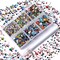 4300 Pieces Flat Back Nail Art Rhinestones Round Beads 6 Sizes (2-6.5mm) with Storage Organizer Box,Rhinestones Picking Pen for Nail Art Phone Decorations Crafts DIY (Mixed Color)